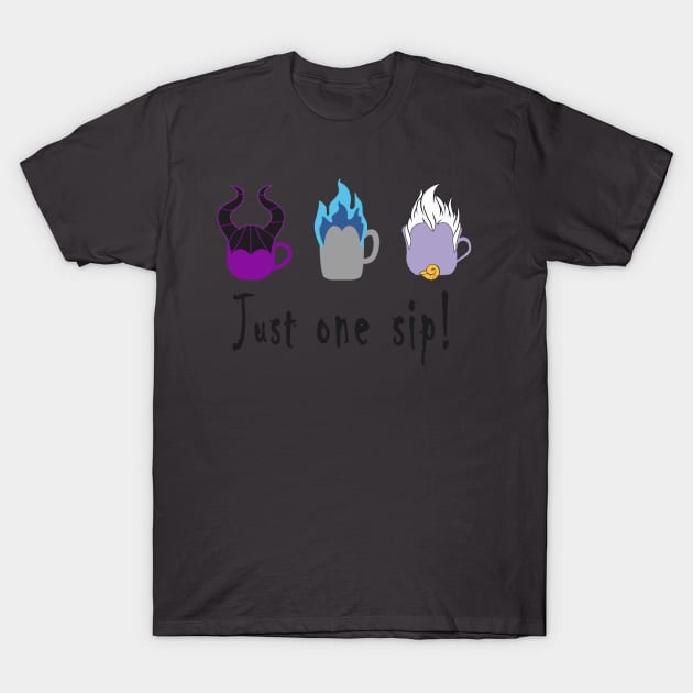 Just on Sip! T-Shirt by Coffee And